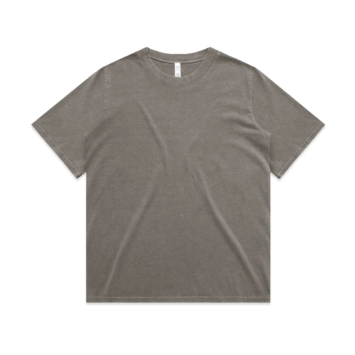 Wo's Heavy Faded Tee 4082 - Faded Grey - Front