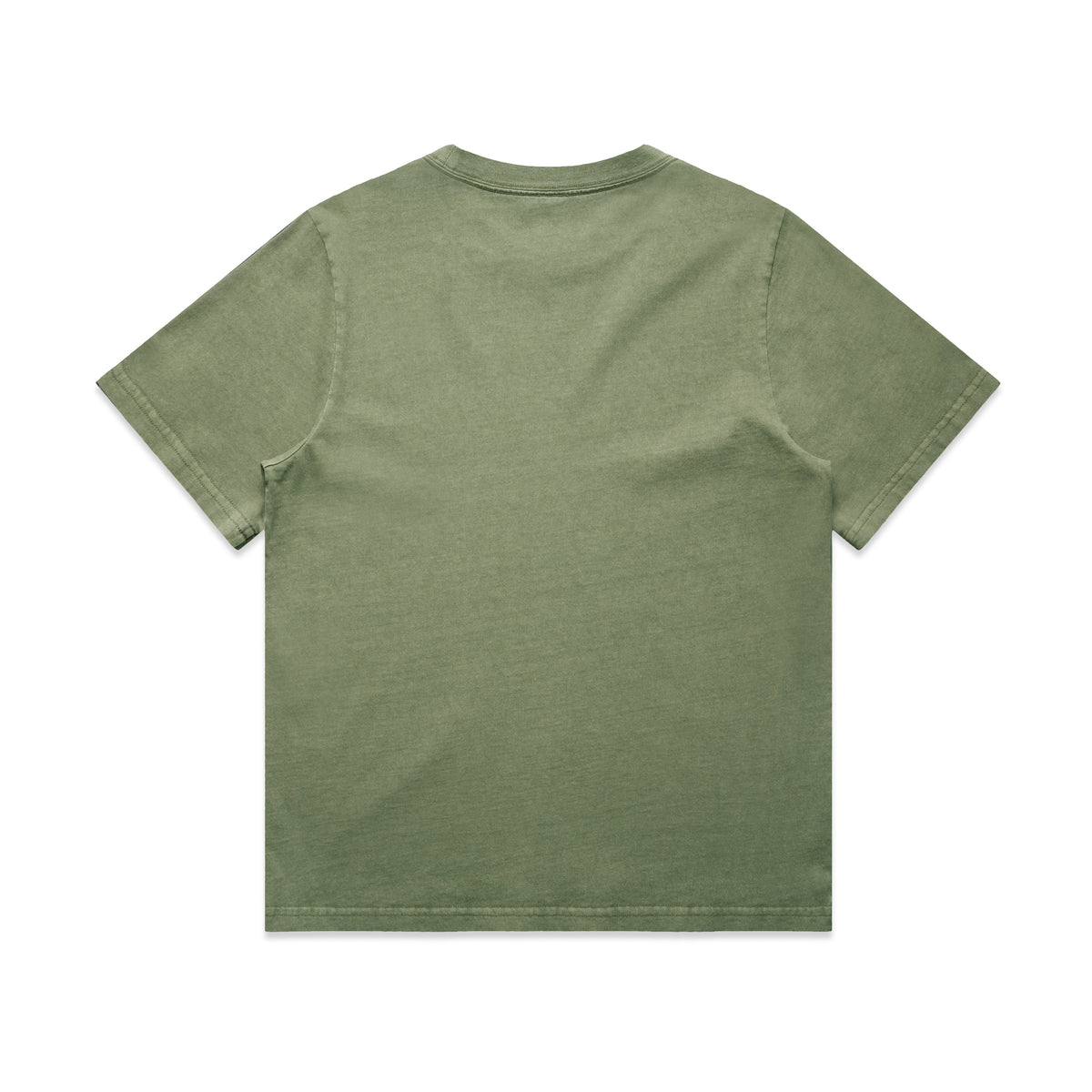 Wo's Heavy Faded Tee 4082 - Faded Olive - Back