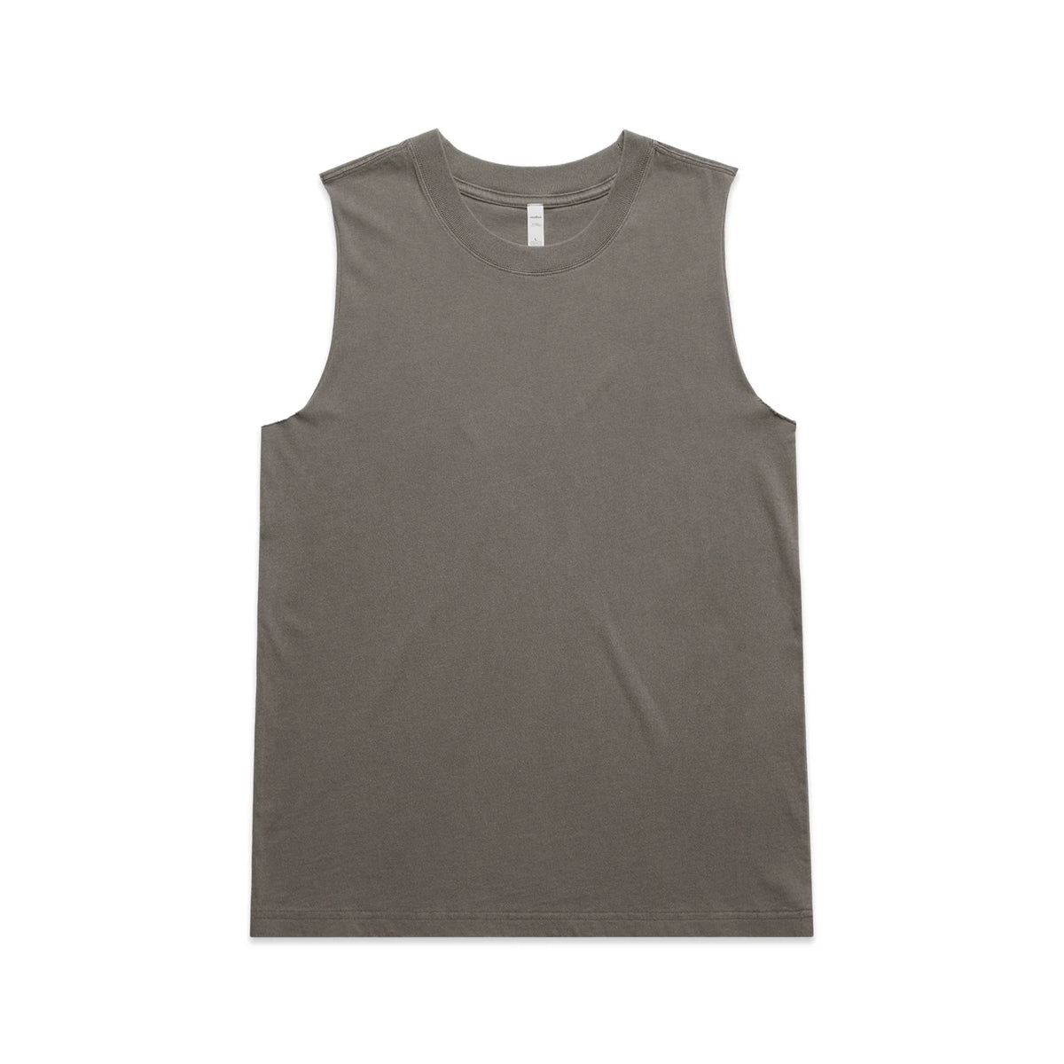 Wo's Heavy Faded Tank 4084 - Faded Grey - Front