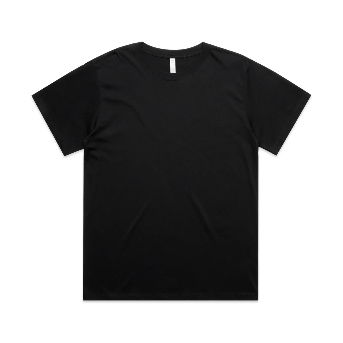 Wo's Martina Boyfriend Tee 4094 - Black - Front