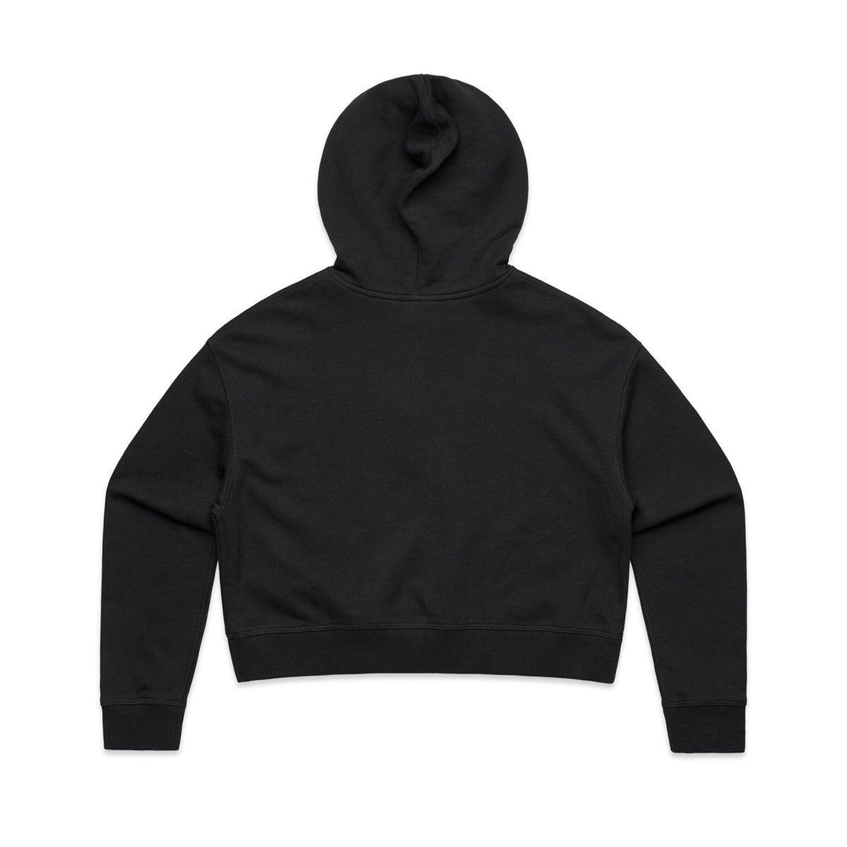 Wo's Crop Hood 4122S - Black - Back