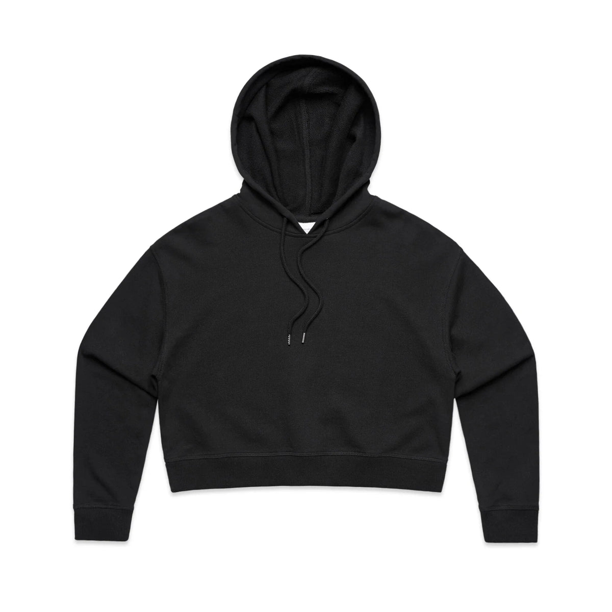 Wo's Crop Hood 4122S - Black - Front