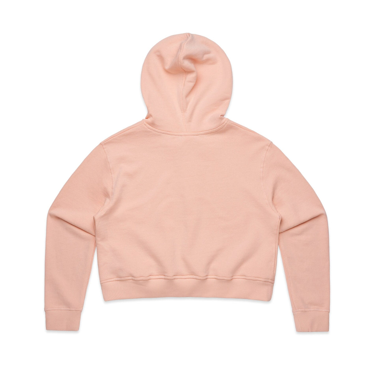 Wo's Crop Hood 4122S - Pale Pink - Back