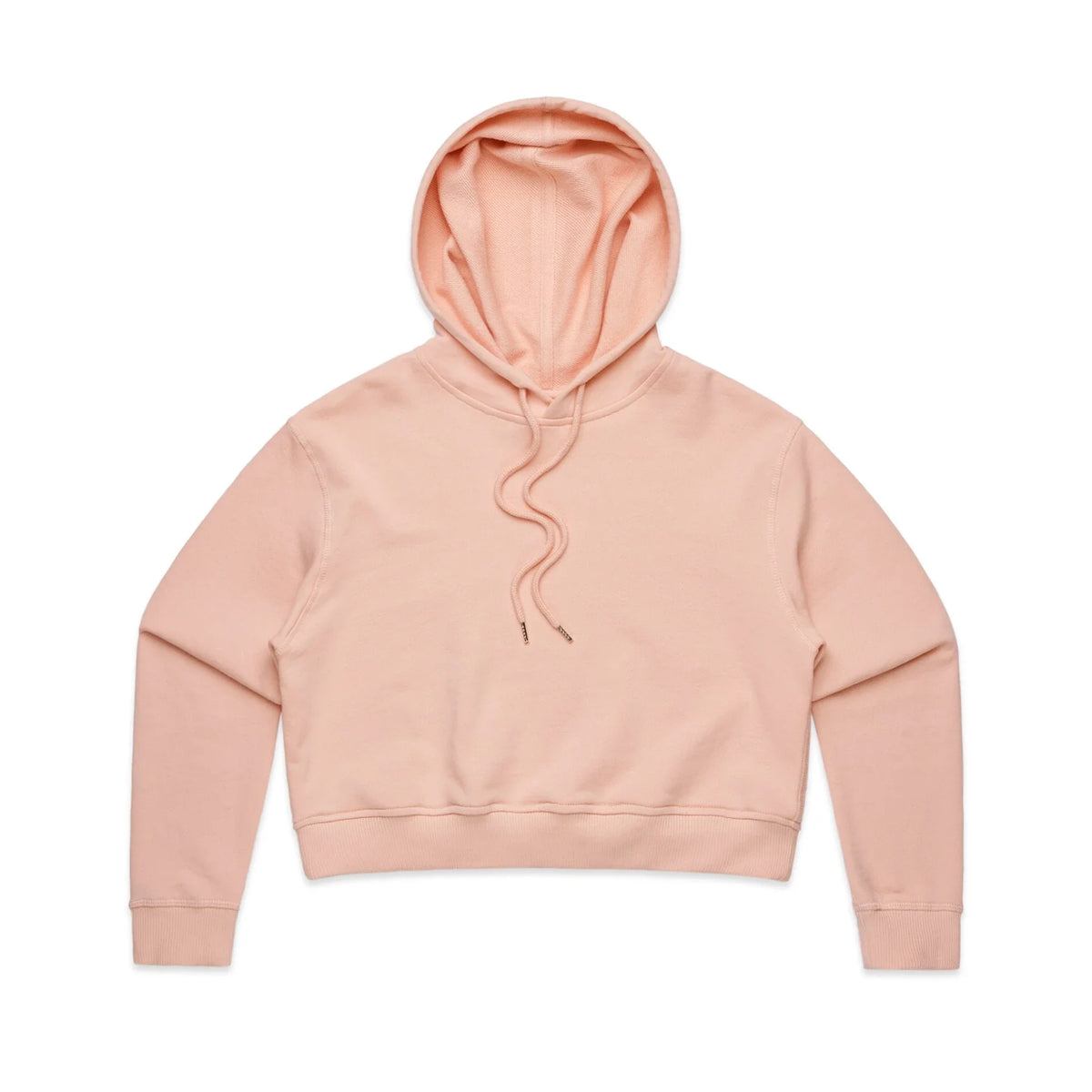 Wo's Crop Hood 4122S - Pale Pink - Front