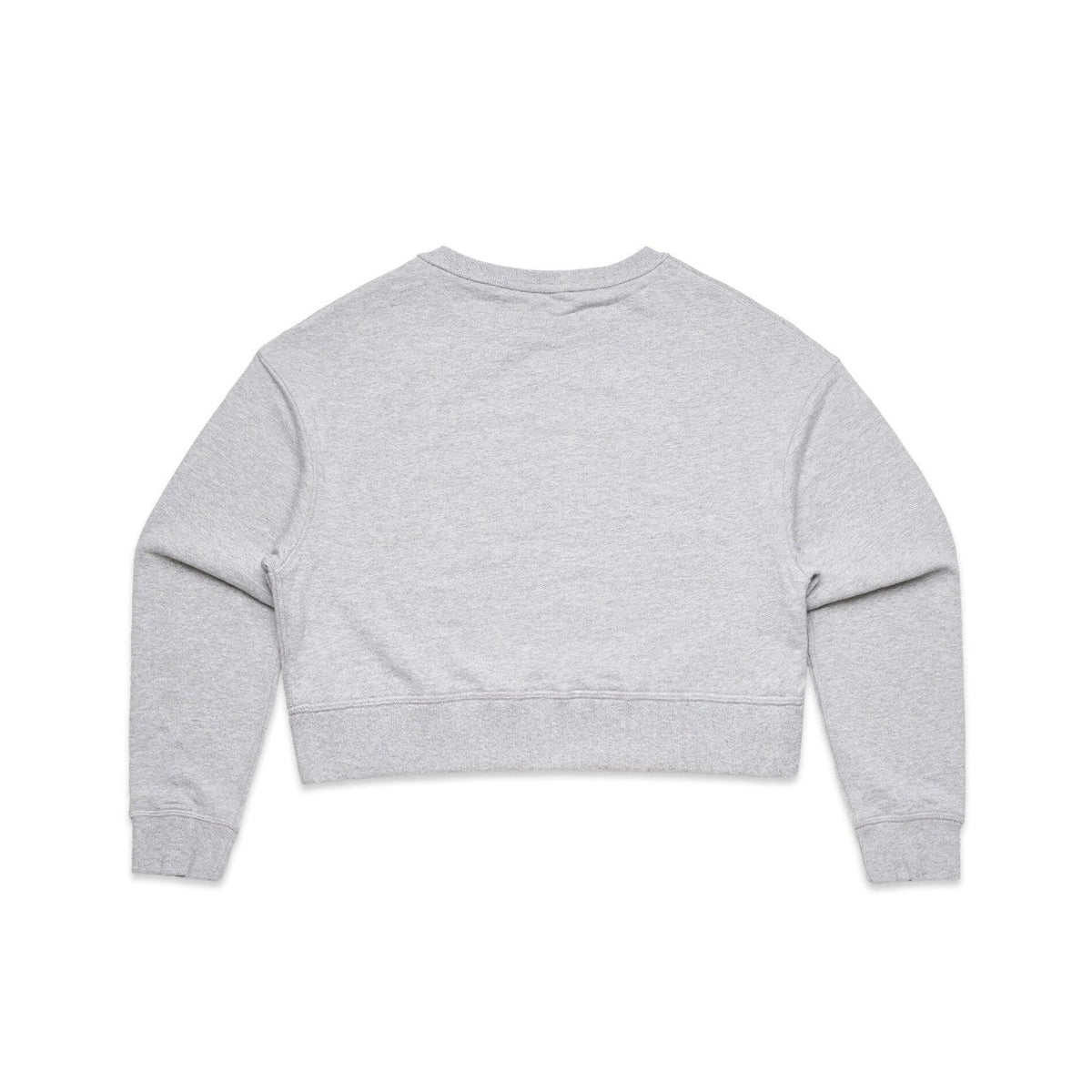 Wo's Crop Crew 4123S - Grey Marle - Back