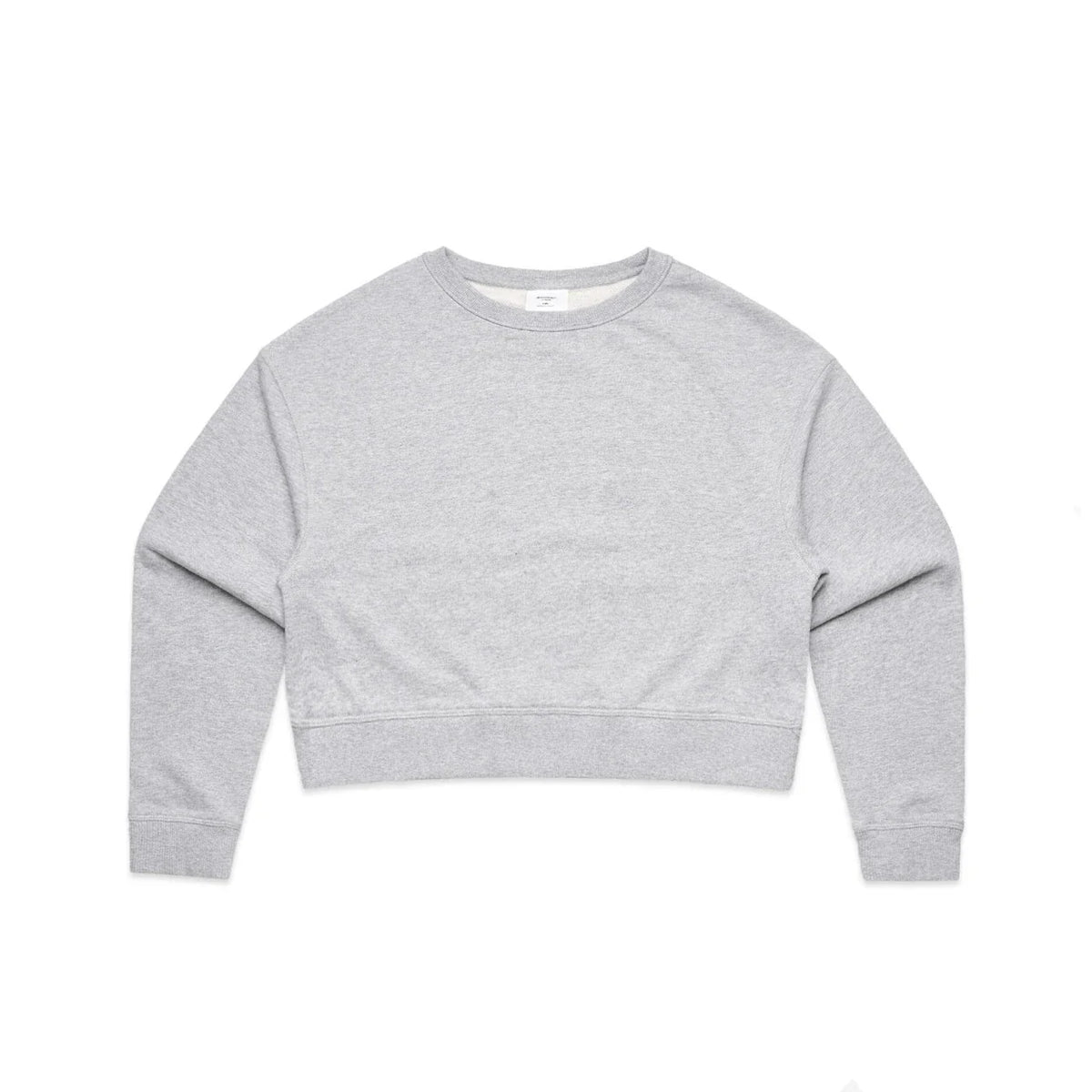 Wo's Crop Crew 4123S - Grey Marle - Front