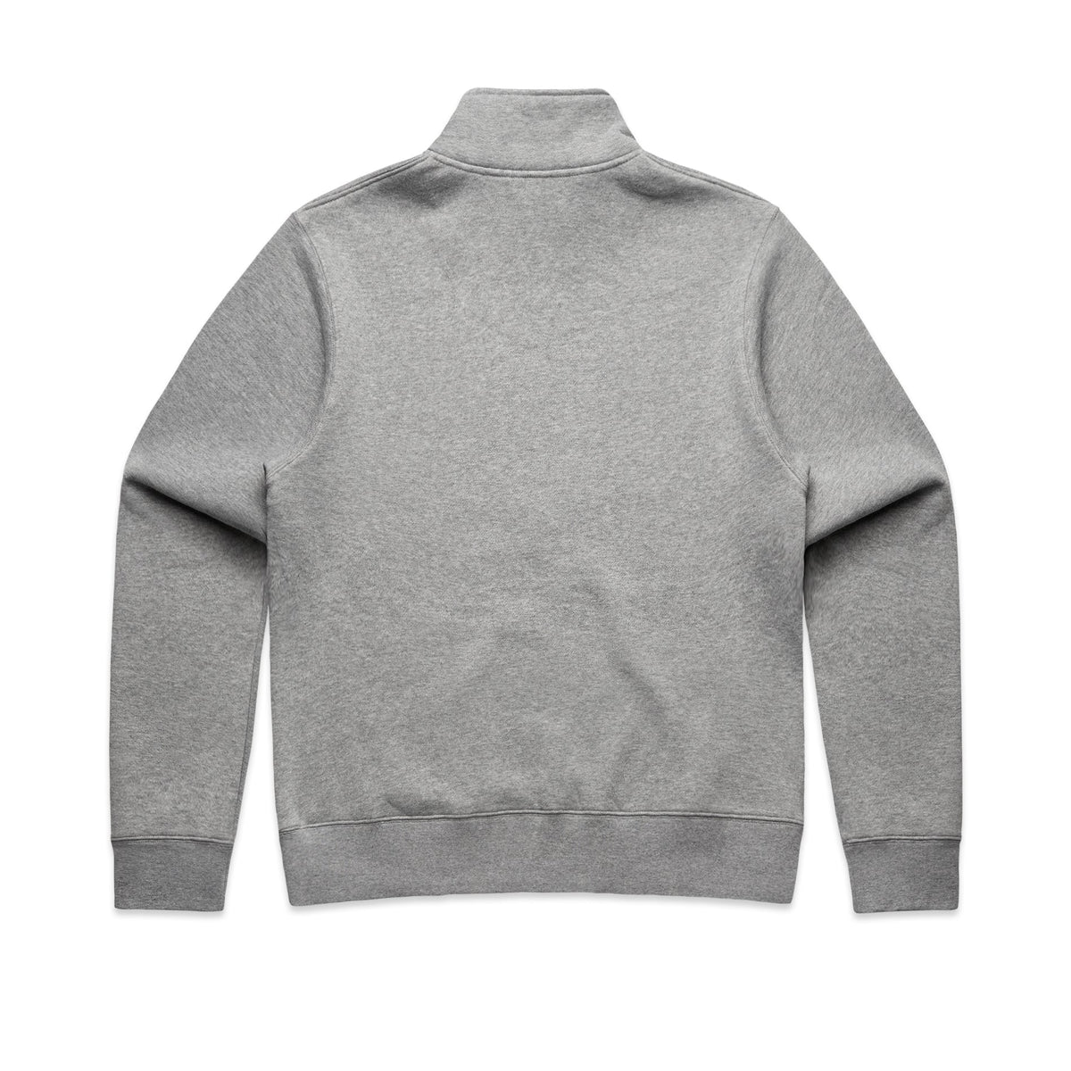 Wo's Stencil Half Zip Crew 4125 - Grey Marle - Back