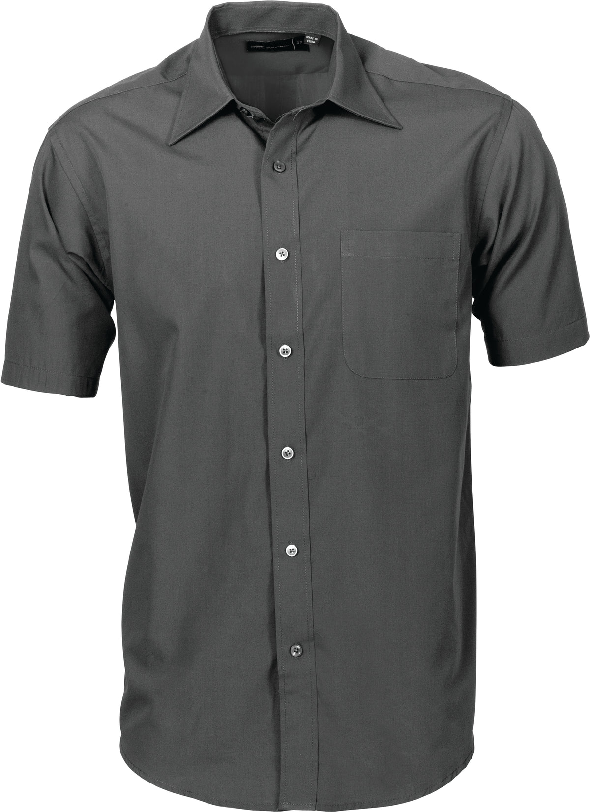 DNC Workwear Mens Premier Poplin Business Shirts - Short Sleeve 4151