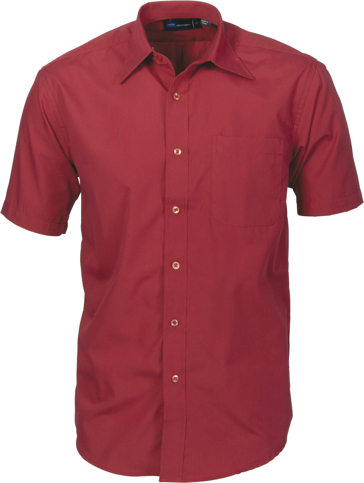 DNC Workwear Mens Premier Poplin Business Shirts - Short Sleeve 4151