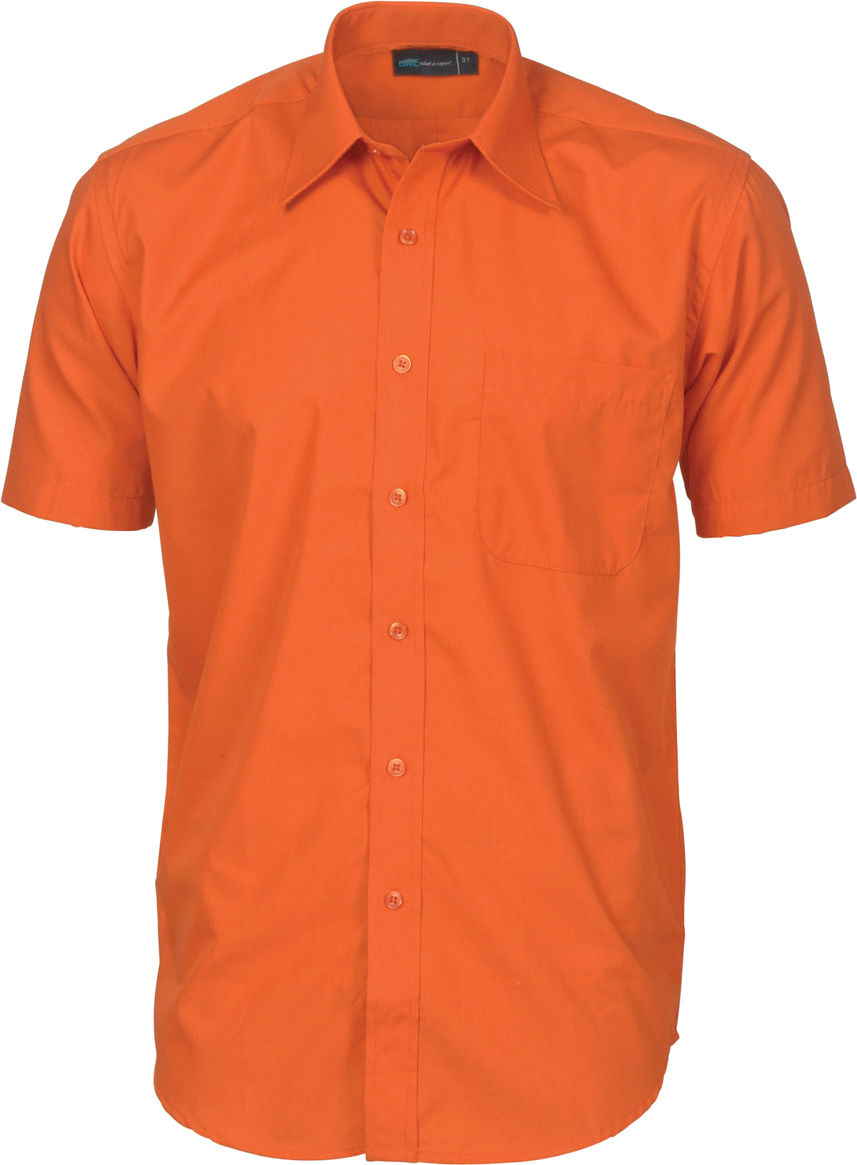 DNC Workwear Mens Premier Poplin Business Shirts - Short Sleeve 4151