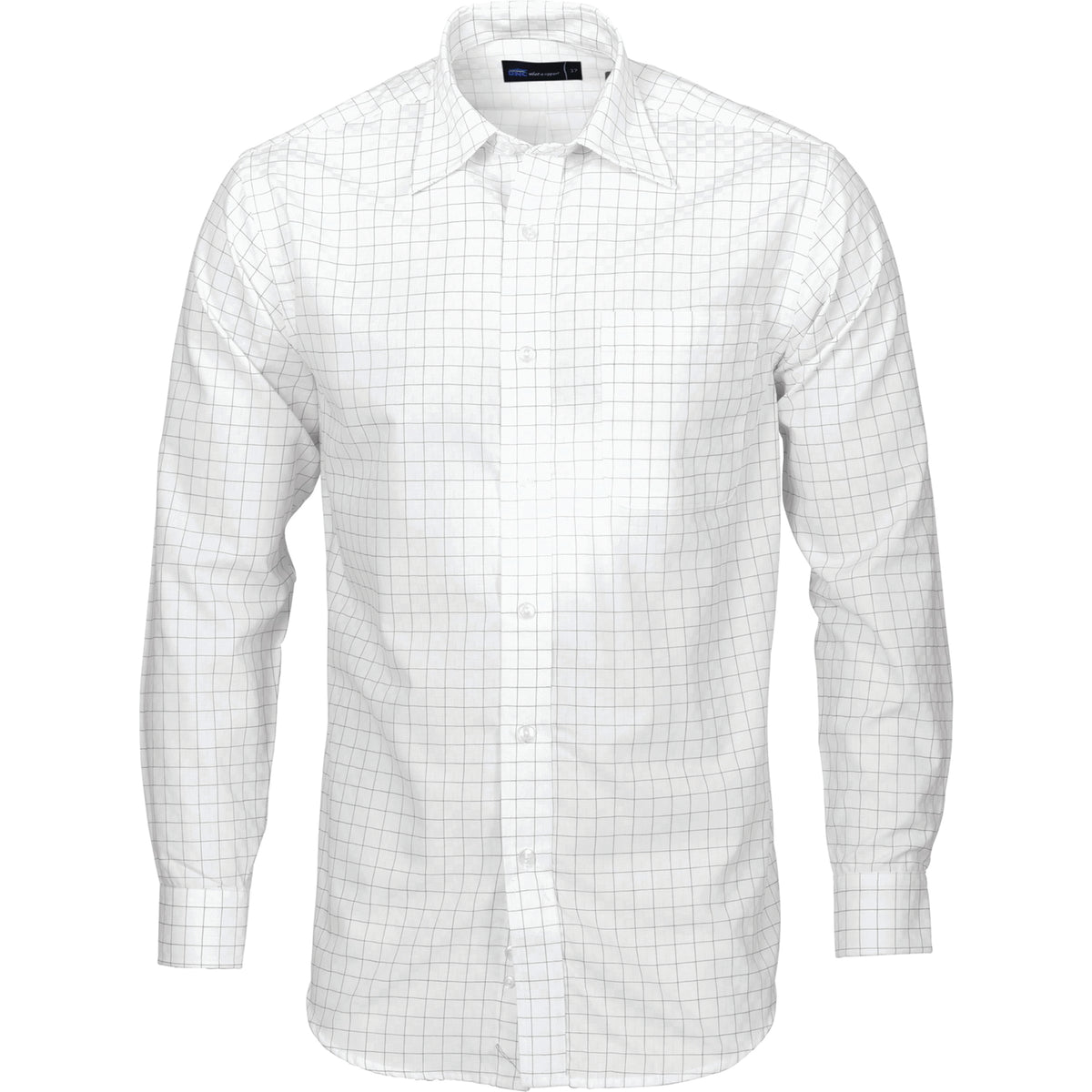 DNC Workwear Mens Yarn Dyed Check Shirts - Long Sleeve 4158