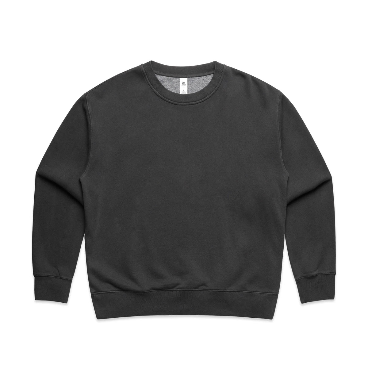 Wo's Relax Faded Crew 4165 - Faded Black - Front