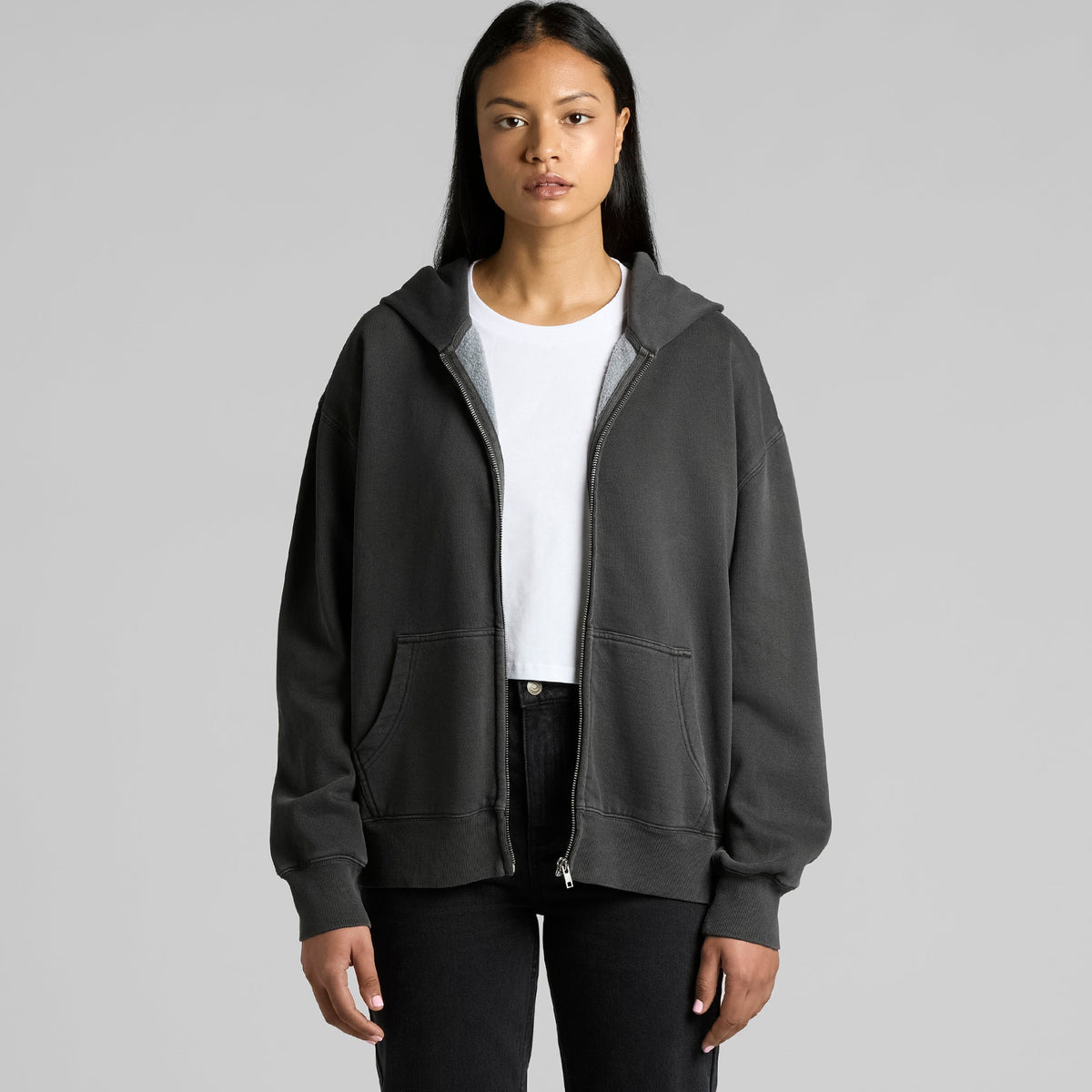 Wo's Relax Faded Zip Hood 4170