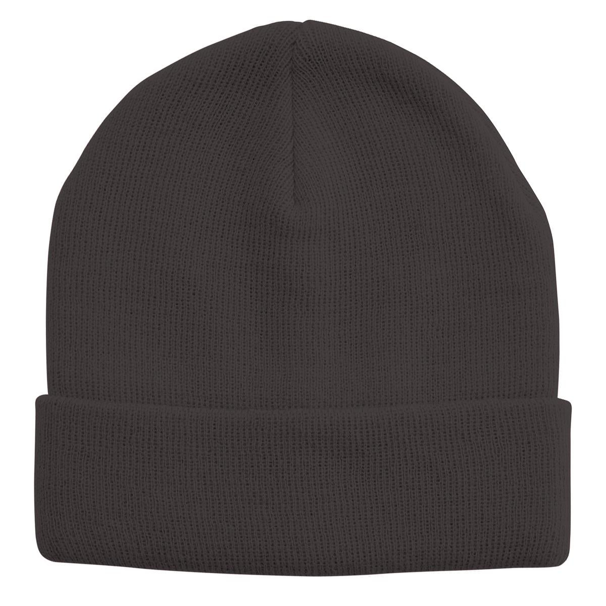 100% Acrylic Beanie - Dark Grey