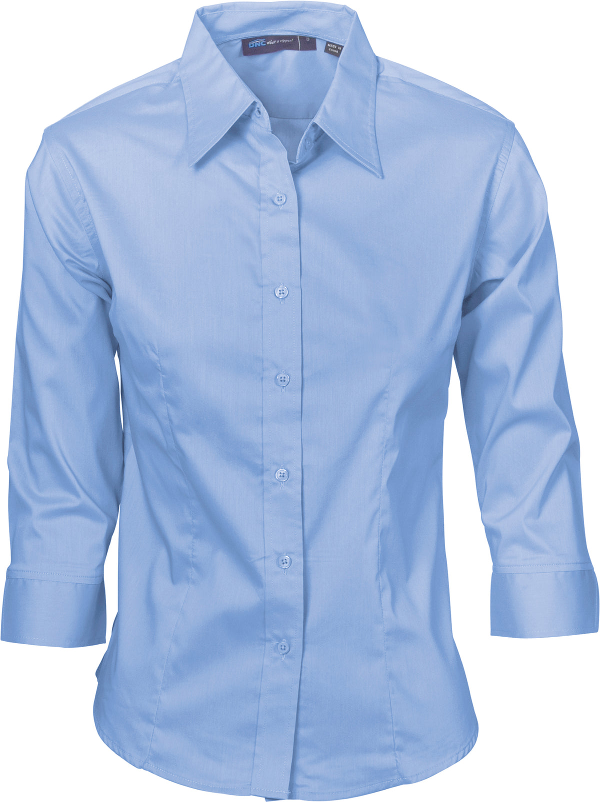 DNC Workwear Ladies Premier Stretch Poplin Business Shirts - 3/4 Sleeve 4232