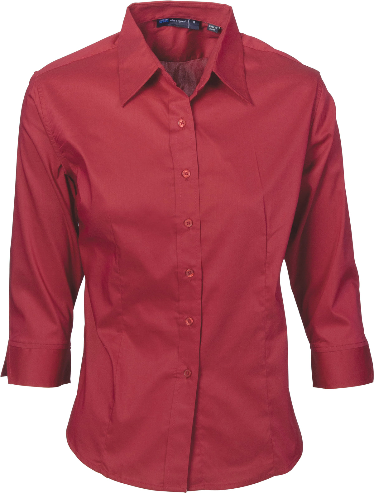 DNC Workwear Ladies Premier Stretch Poplin Business Shirts - 3/4 Sleeve 4232