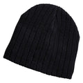 Cable Knit Beanie - Black