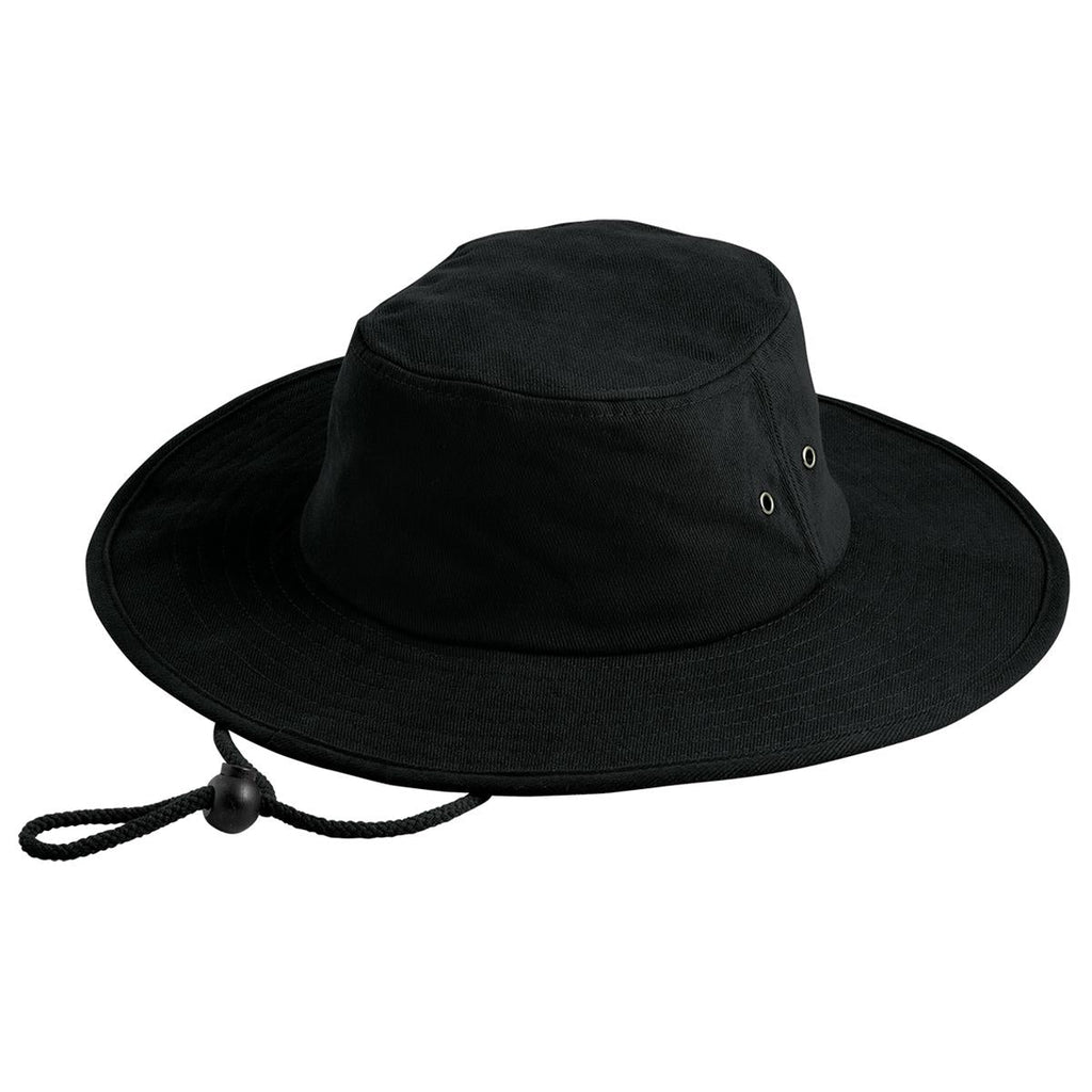 Surf Hat - Black - Front