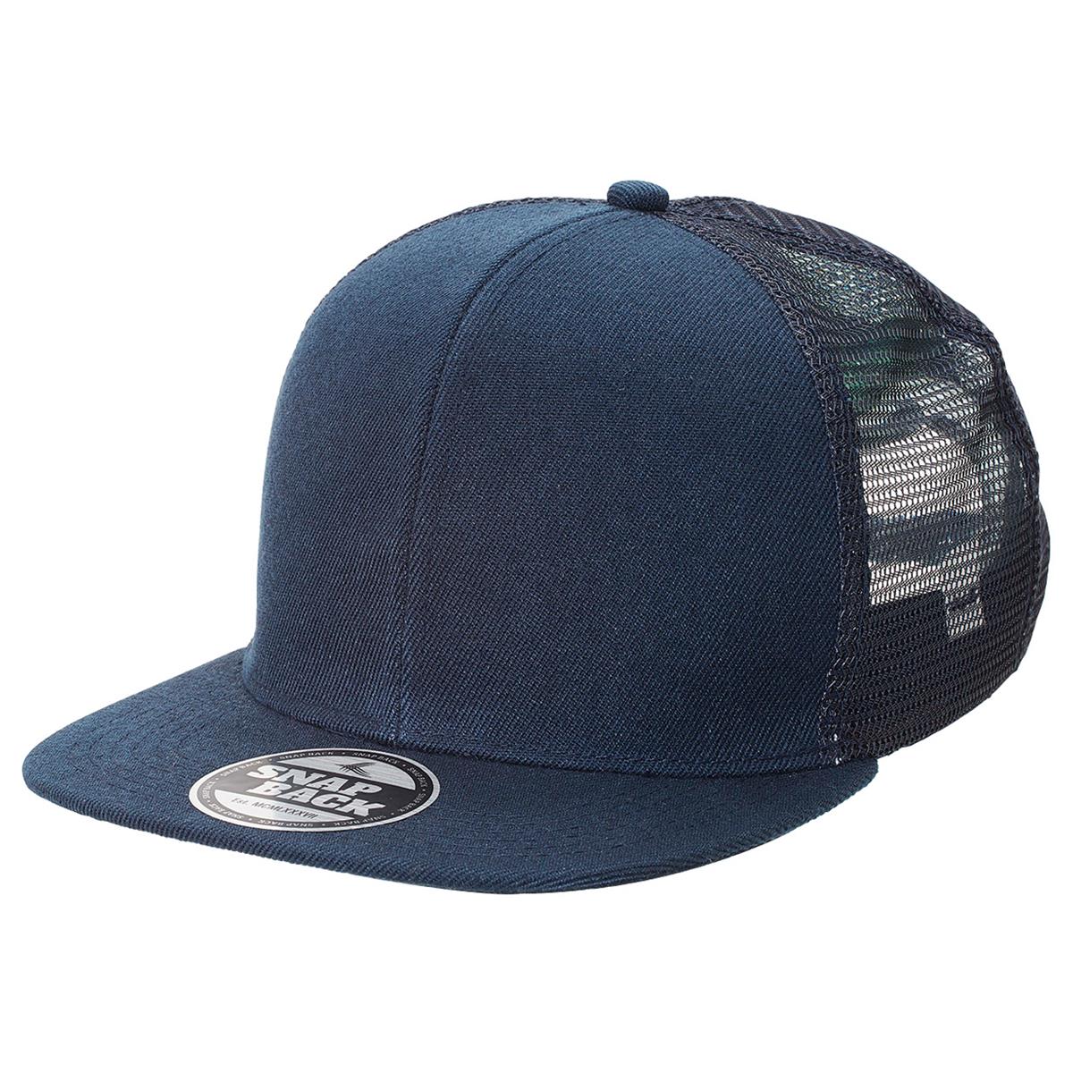 Snapback Trucker - Navy / Navy - Front