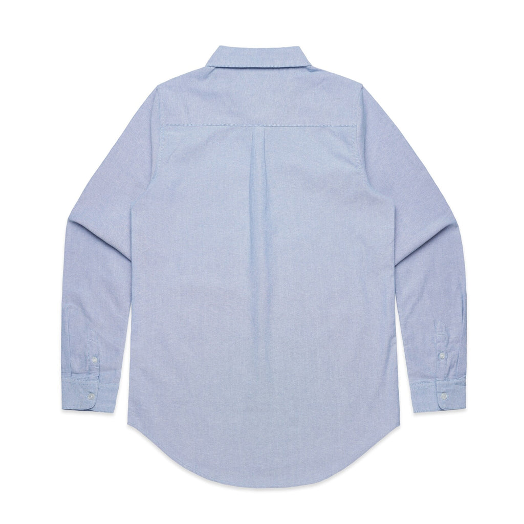 Wo's Oxford Shirt 4401 - Light Blue - Back