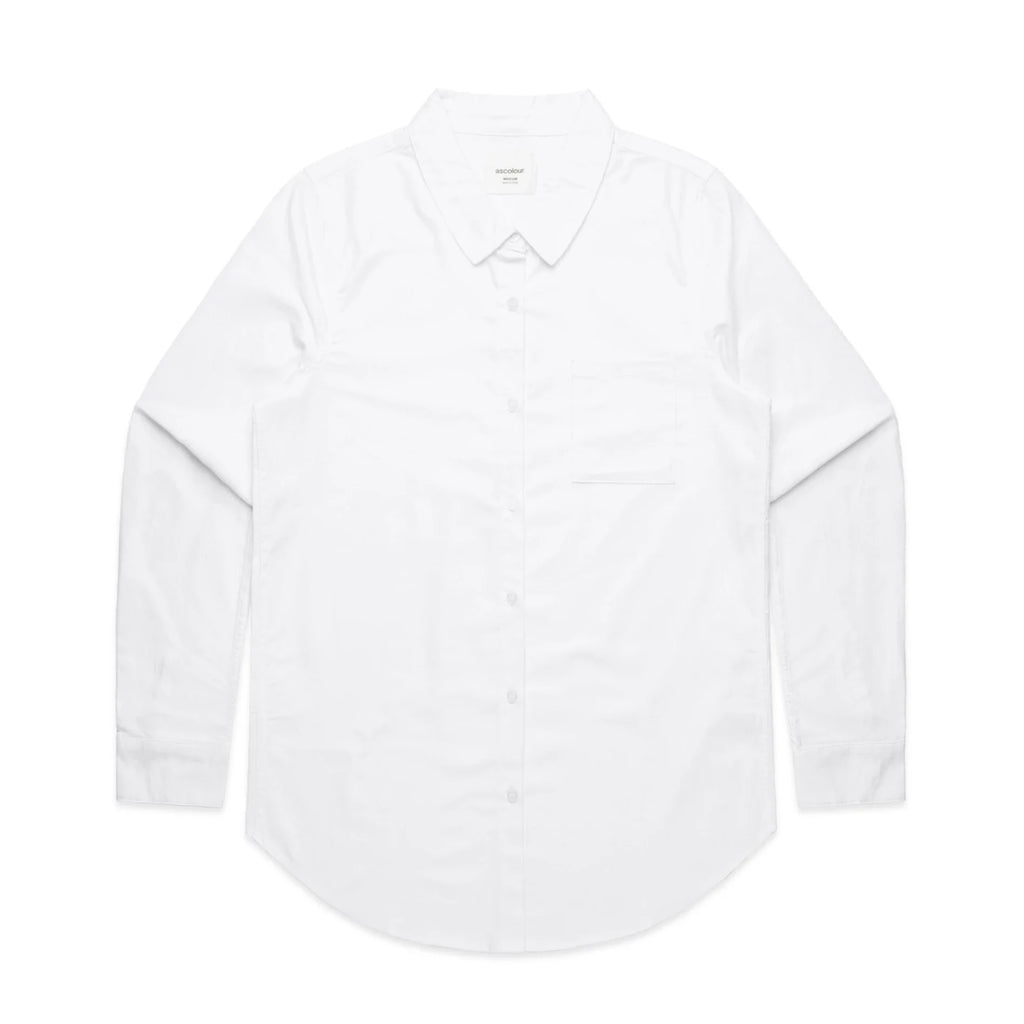 Wo's Oxford Shirt 4401 - White - Front