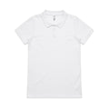 Wo's Pique Polo - White