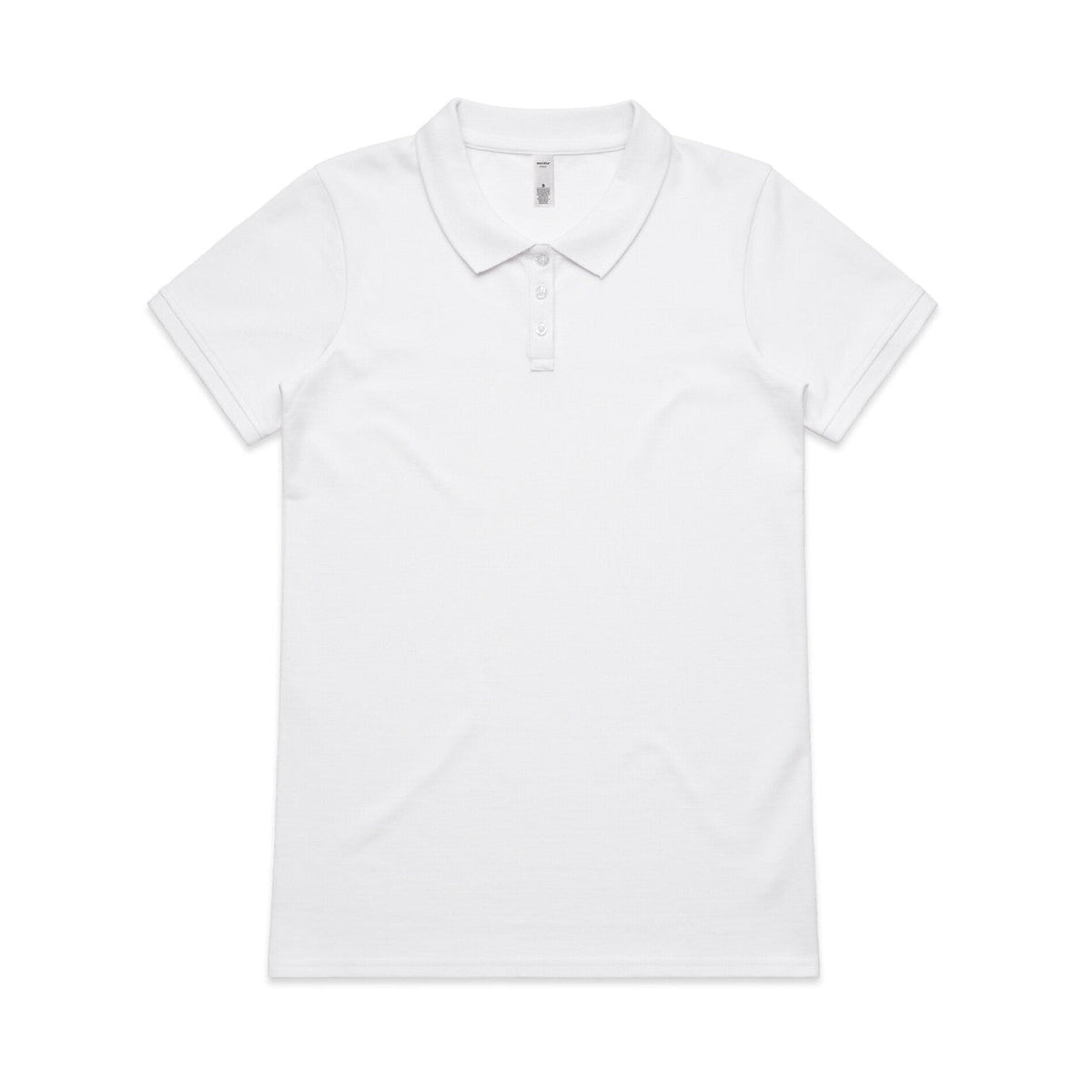 Wo's Pique Polo - White