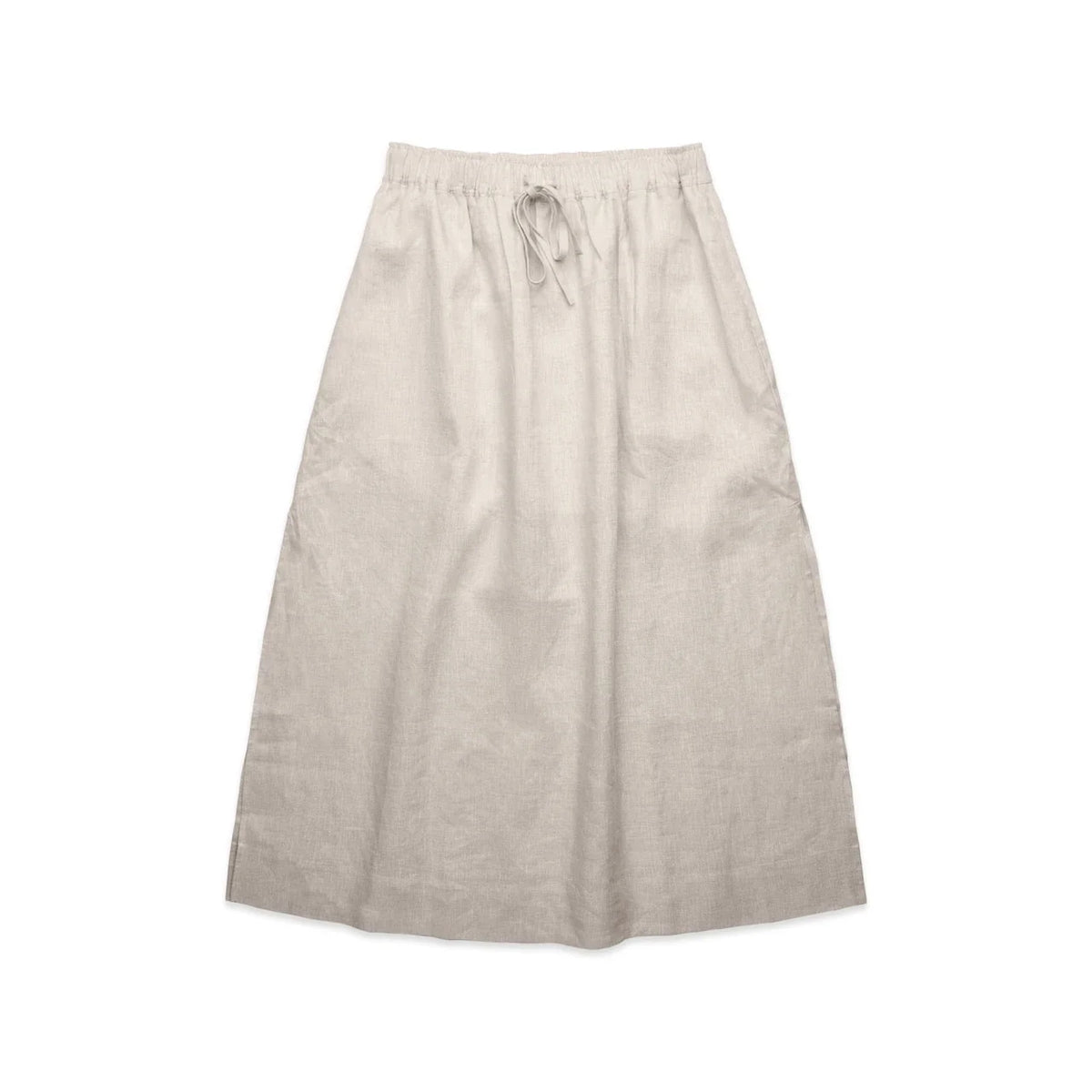 Wo's Linen Skirt 4428S - Natural - Front