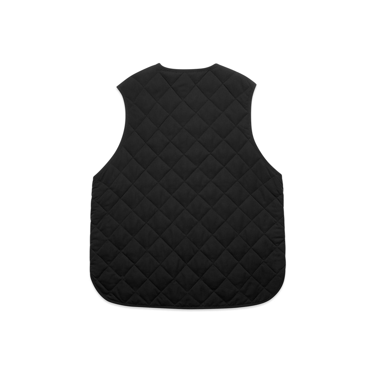 Wo's Quilted Vest 4431 - Black - Back