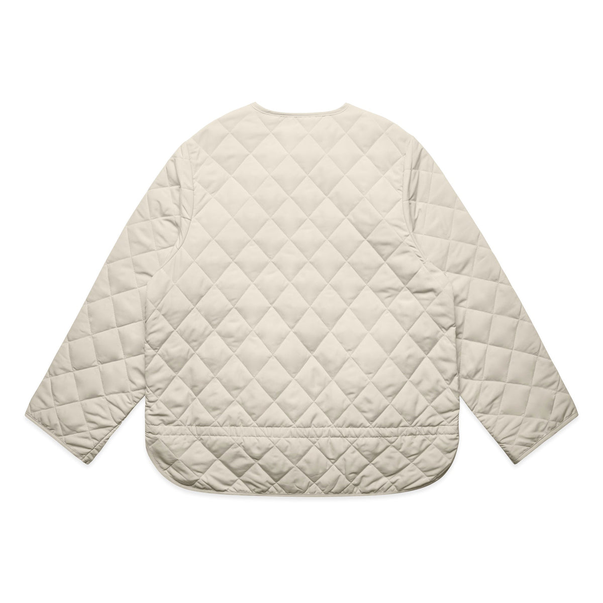 Wo's Quilted Jacket 4525 - Bone - Back