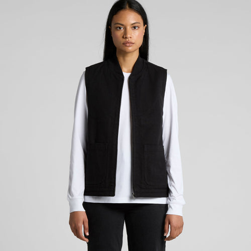 Wo's Canvas Heavy Vest 4528