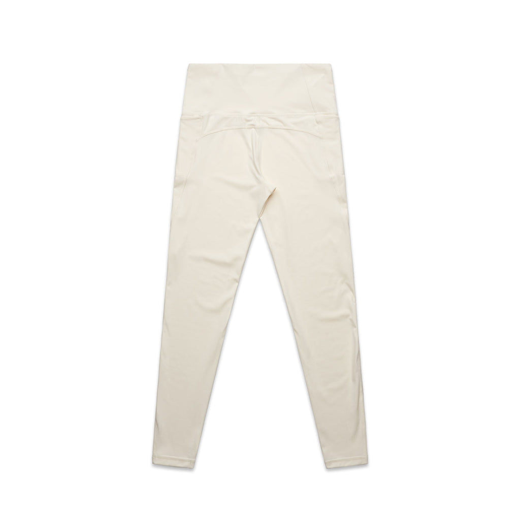 Wo's Active Leggings 4630 - Ecru - Back