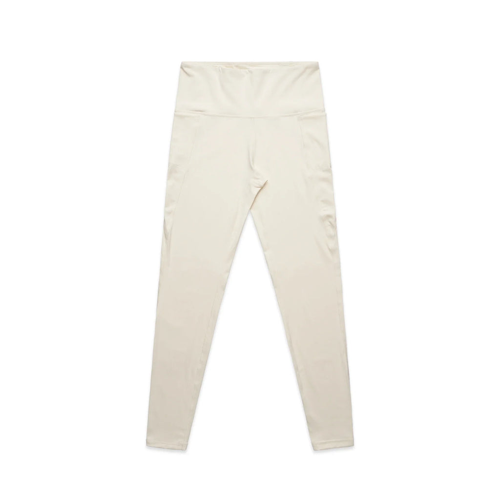 Wo's Active Leggings 4630 - Ecru - Front