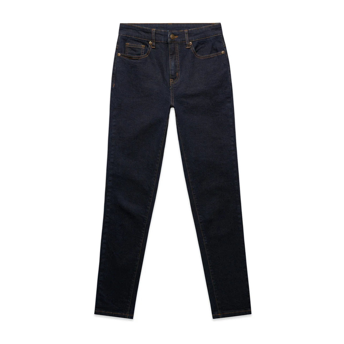 Wo's Skinny Jeans 4800S - Raw Indigo - Front
