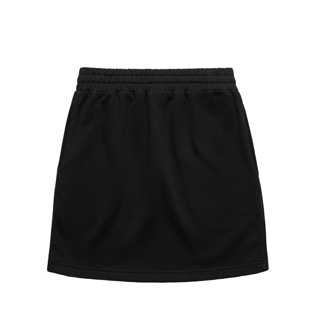 Wo's Terry Skirt 4906 - Black - Back