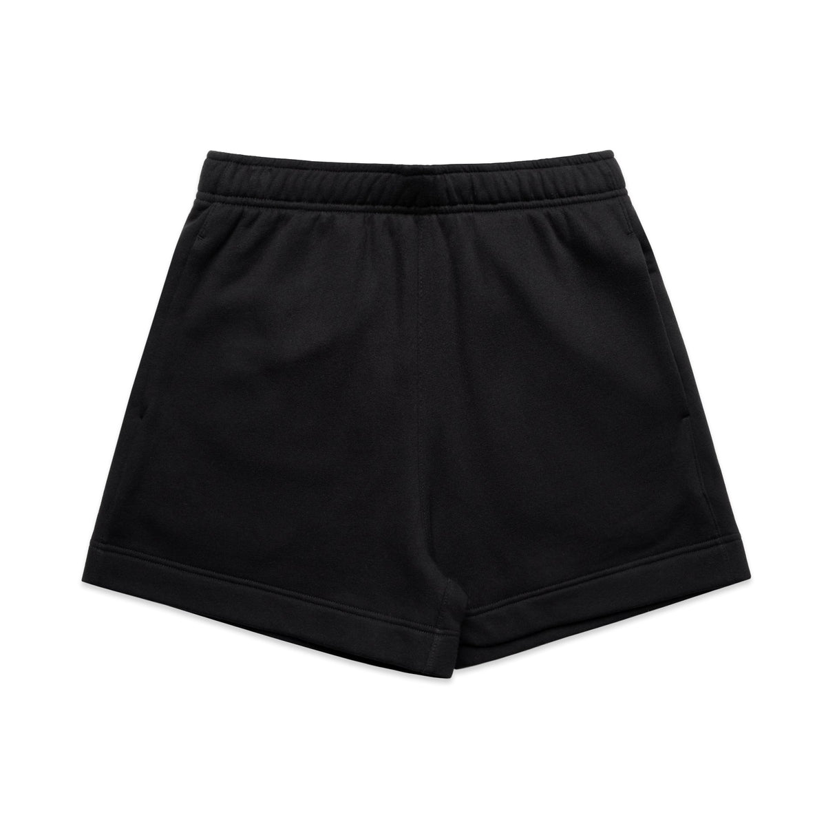 Wo's Relax Track Shorts 4933 - Black - Front