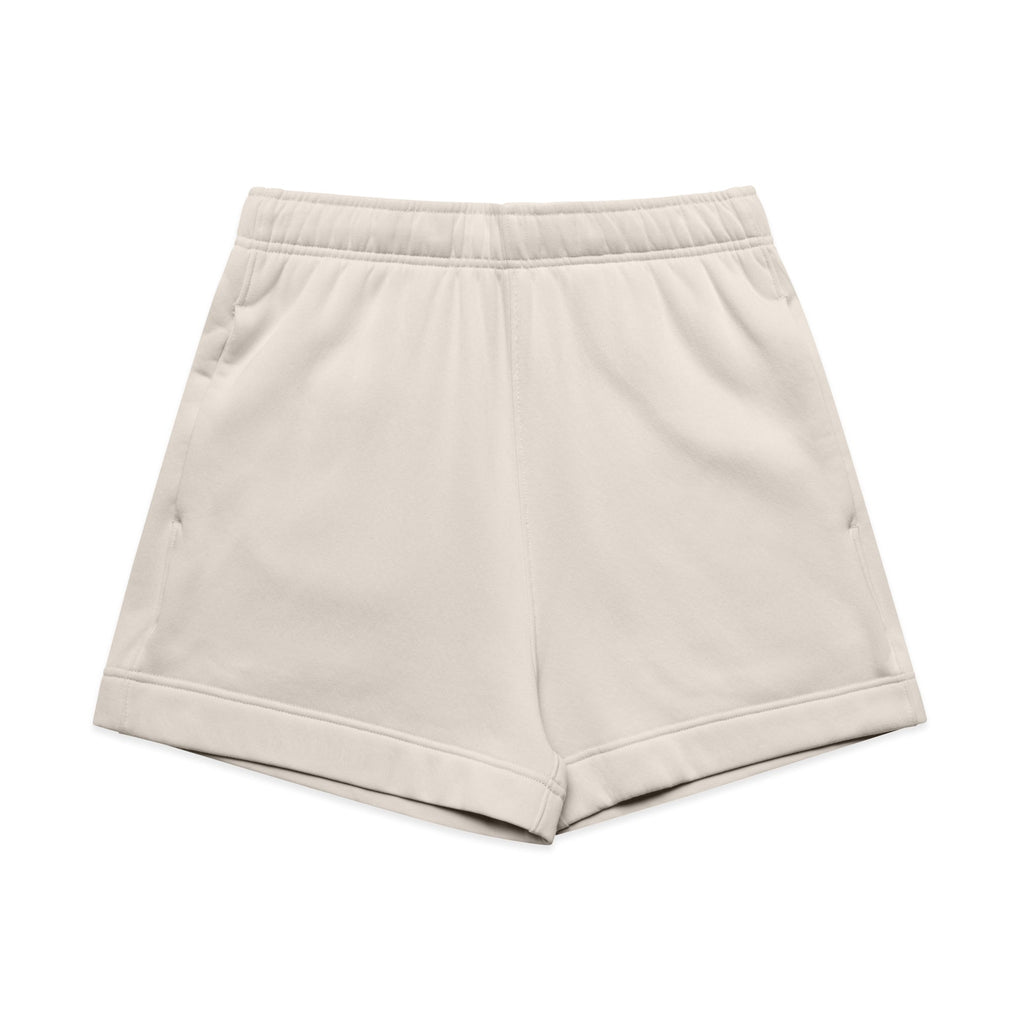 Wo's Relax Track Shorts 4933 - Bone - Front