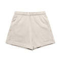 Wo's Relax Track Shorts 4933 - Bone - Front