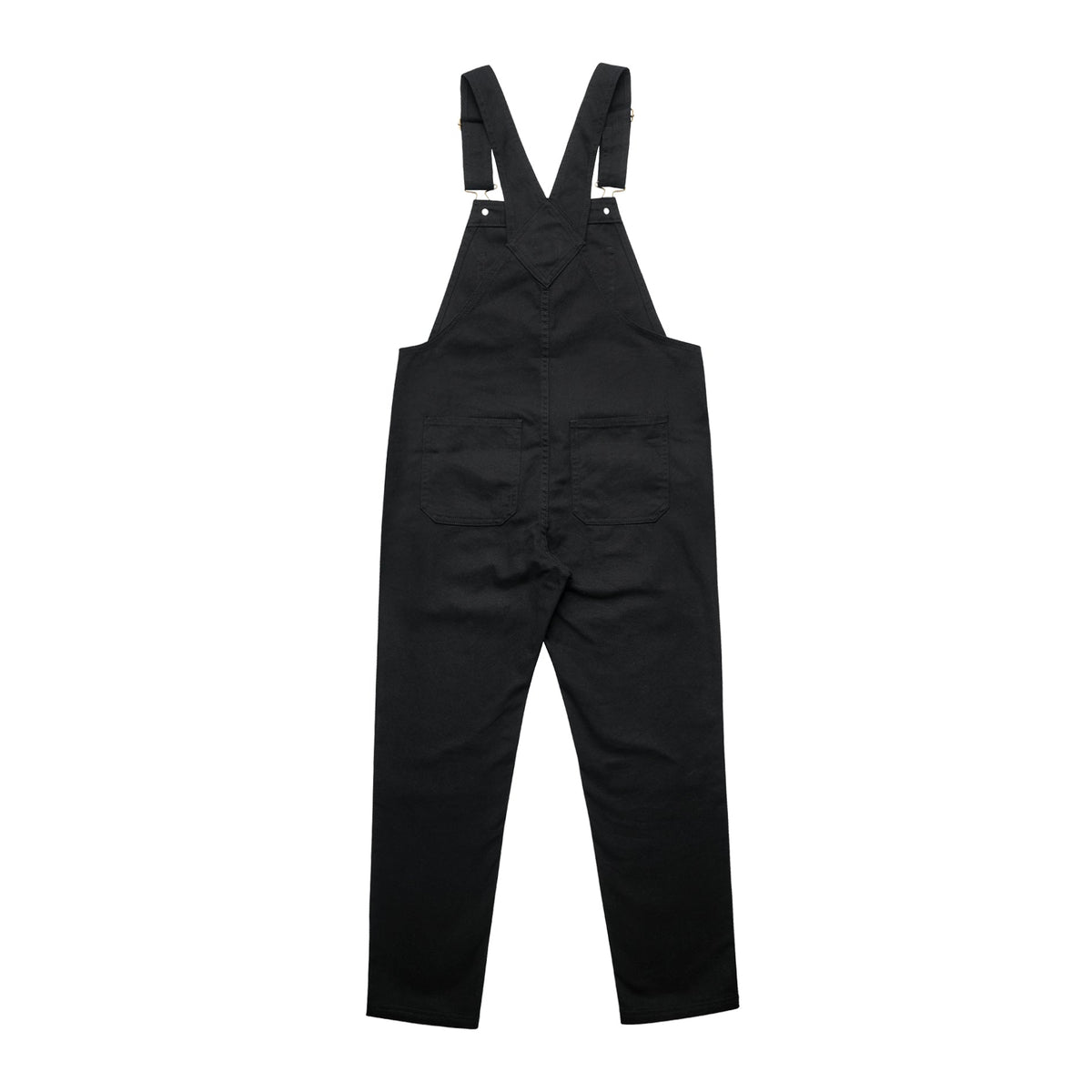 Wo's Canvas Overalls 4980 - Black - Back