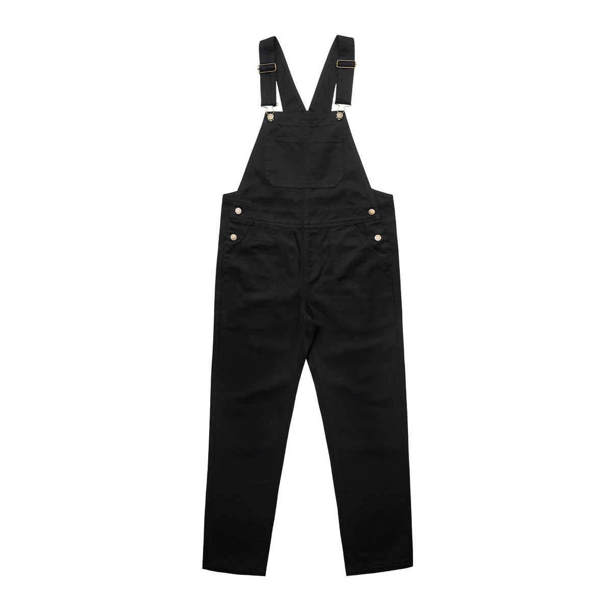 Wo's Canvas Overalls 4980 - Black - Front