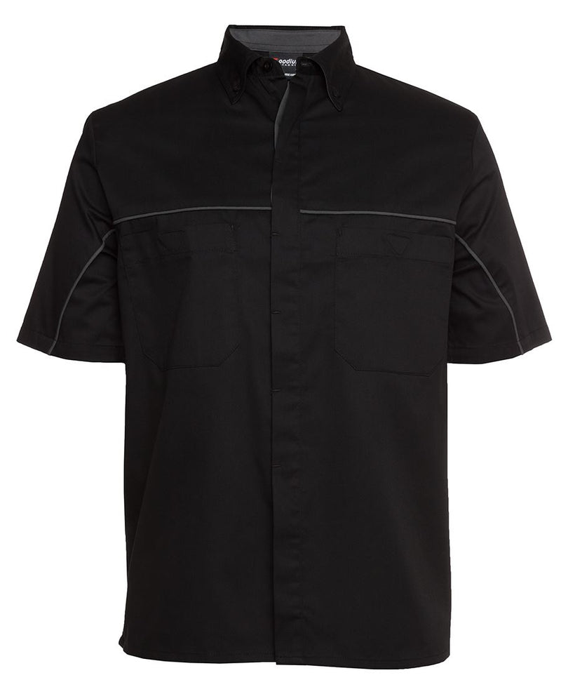 Podium Industry Shirt - Black/Charcoal - Front