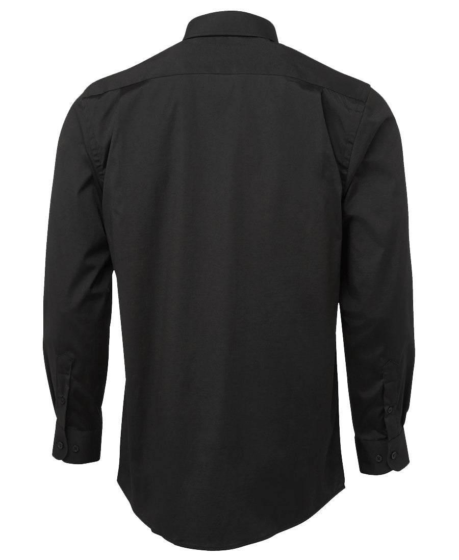 JB's Urban L/S Poplin Shirt - Black - Back