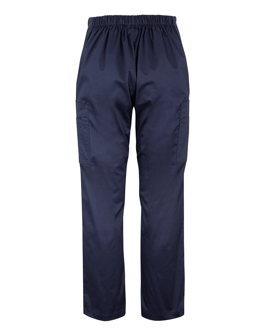 JB's Ladies Premium Scrub Cargo Pant - Navy - Back