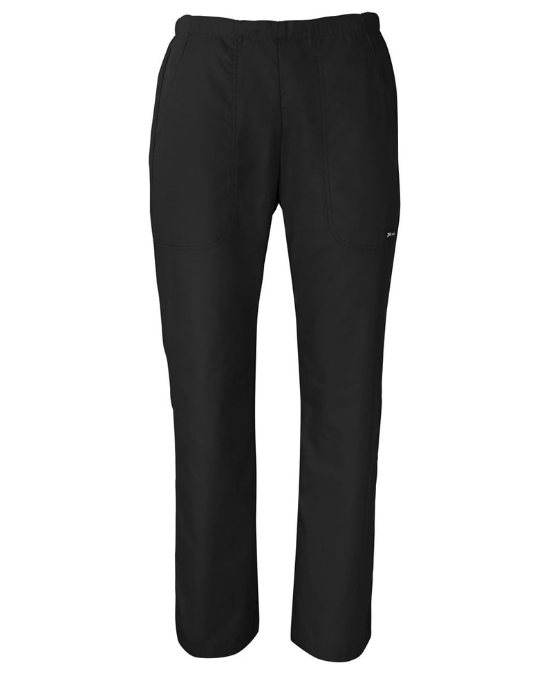 JB's Ladies Scrubs Pant - Black - Front