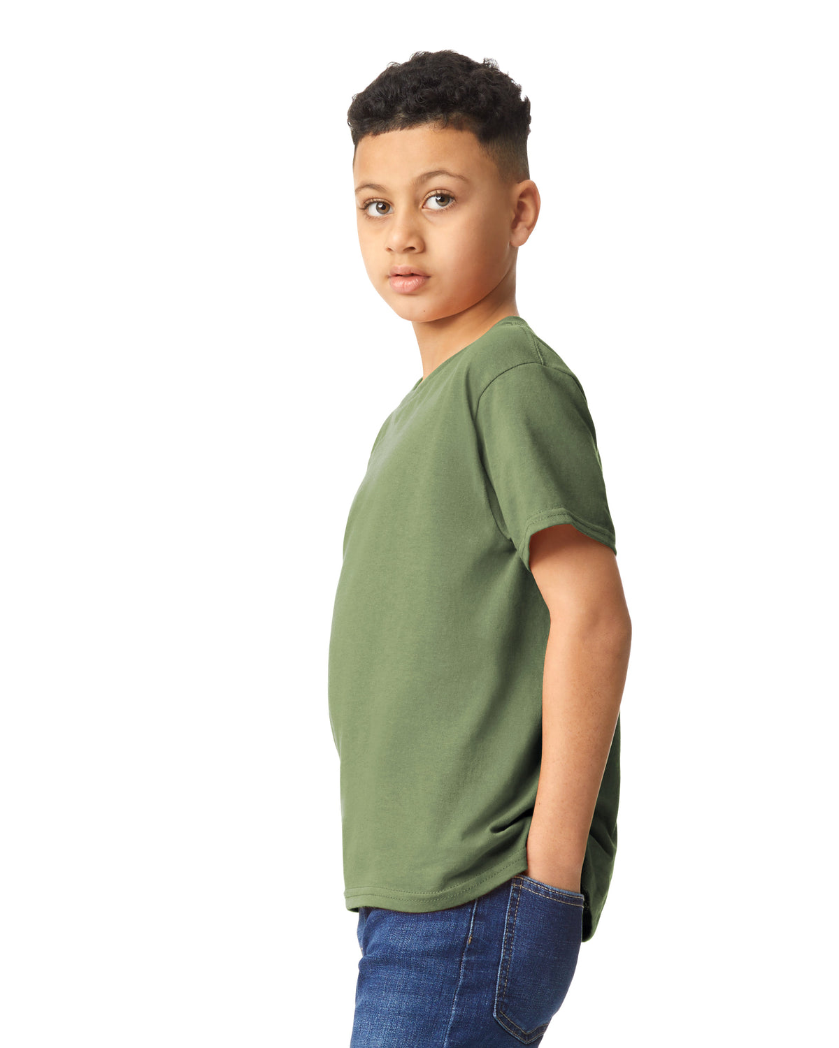 Gildan Heavy Cotton 5000B T-Shirt - Military Green