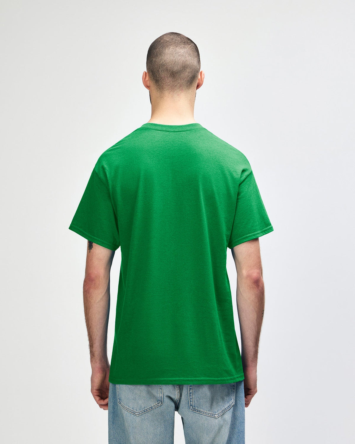 Gildan Heavy Cotton 5000 T-Shirt - Antique Irish Green - Back