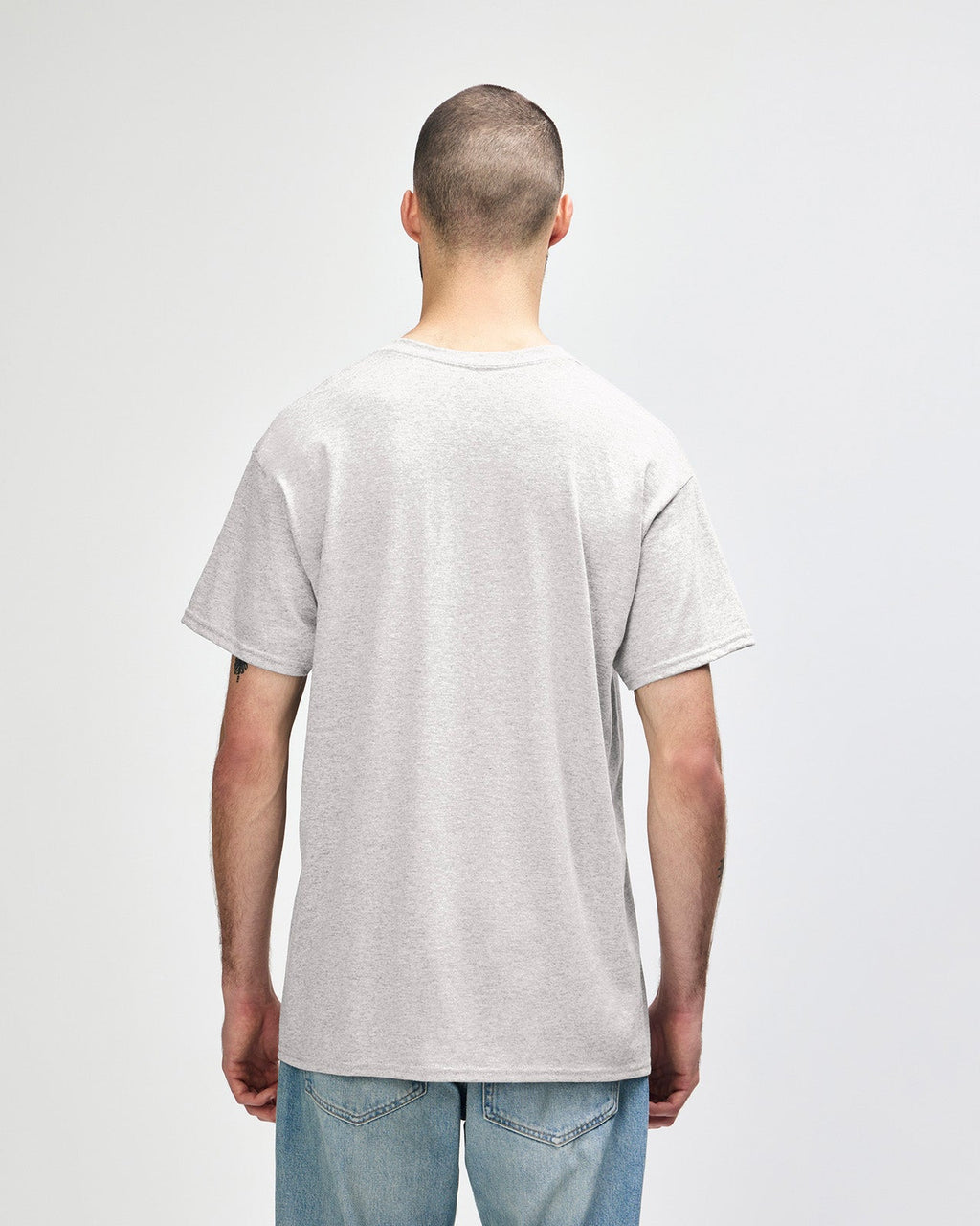 Gildan Heavy Cotton 5000 T-Shirt - Ash - Back