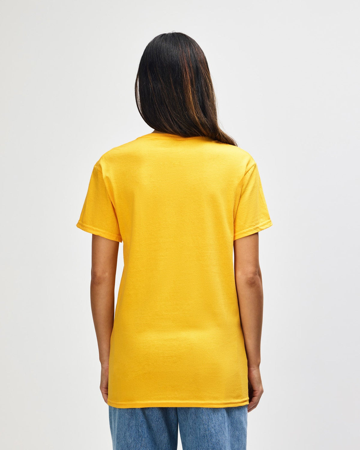 Gildan Heavy Cotton 5000 T-Shirt - Gold - Back