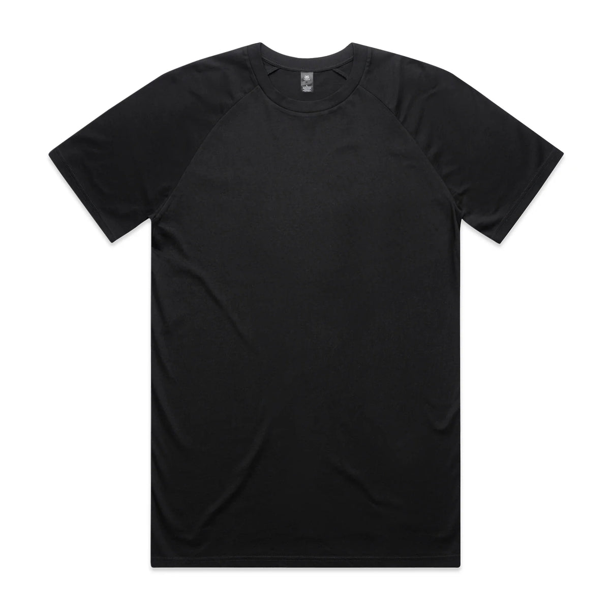 Staple Raglan Tee 5001R - Black - Front