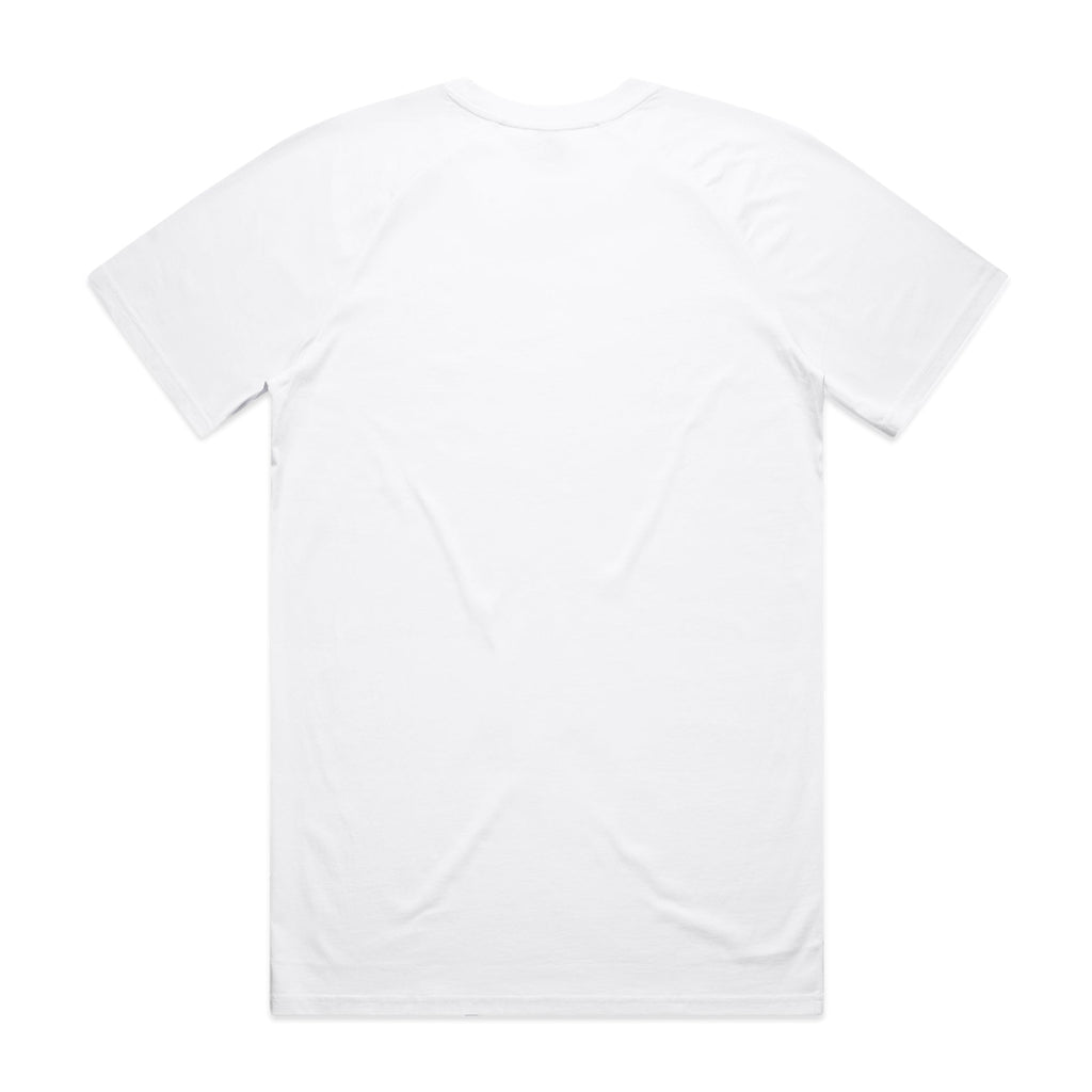 Staple Raglan Tee 5001R - White - Back